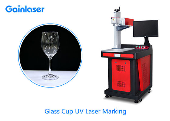van de het Glasgravure van 355nm 5Watt de Lasermachine voor Plastiek